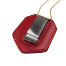 DISTINTIVO DELEGADA / SP PRETO + SUPORTE  + CORRENTE