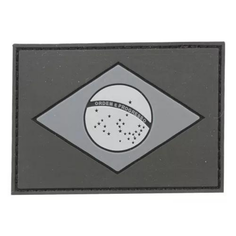 PATCH EMBORRACHADO BANDEIRA BRASIL NEGATIVA
