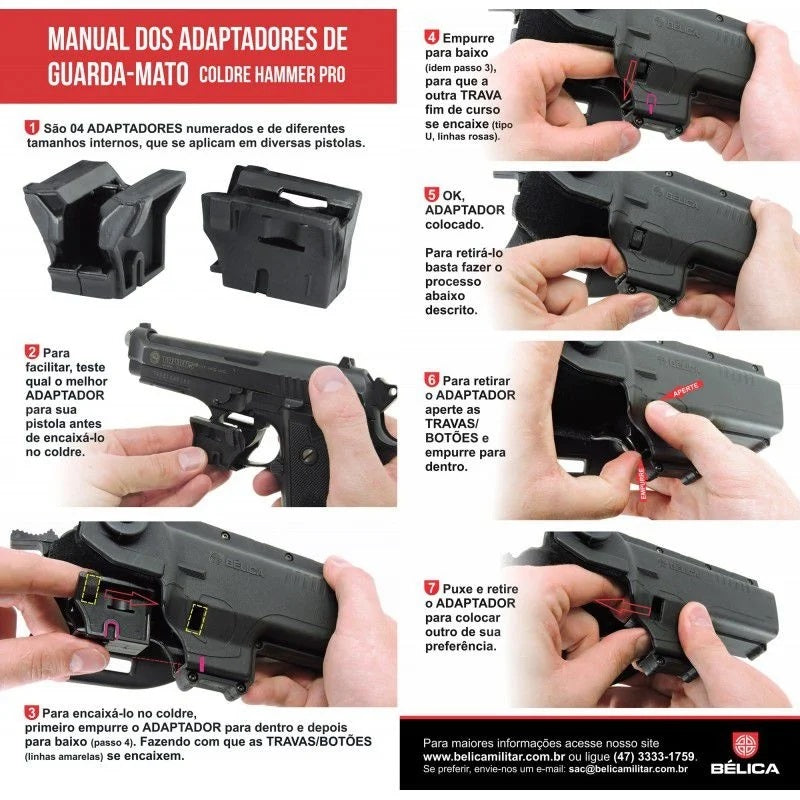 COLDRE HAMMER PRO II - PRETO