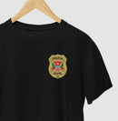 CAMISETA PRETA DISTINTIVO PCSP