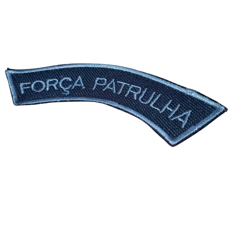 PATCH BORDADO LISTEL MANICACA FORÇA PATRULHA NEGATIVO - AUTOCOLANTE