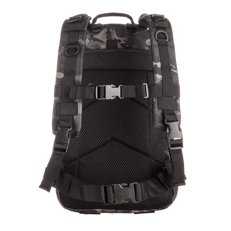 MOCHILA ASSAULT WARSKIN BLACK - INVICTUS - PRETO 30L