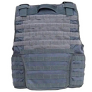 CAPA DE COLETE MODULAR - FELINE - VIKING ARMOUR - CINZA BANDEIRANTE