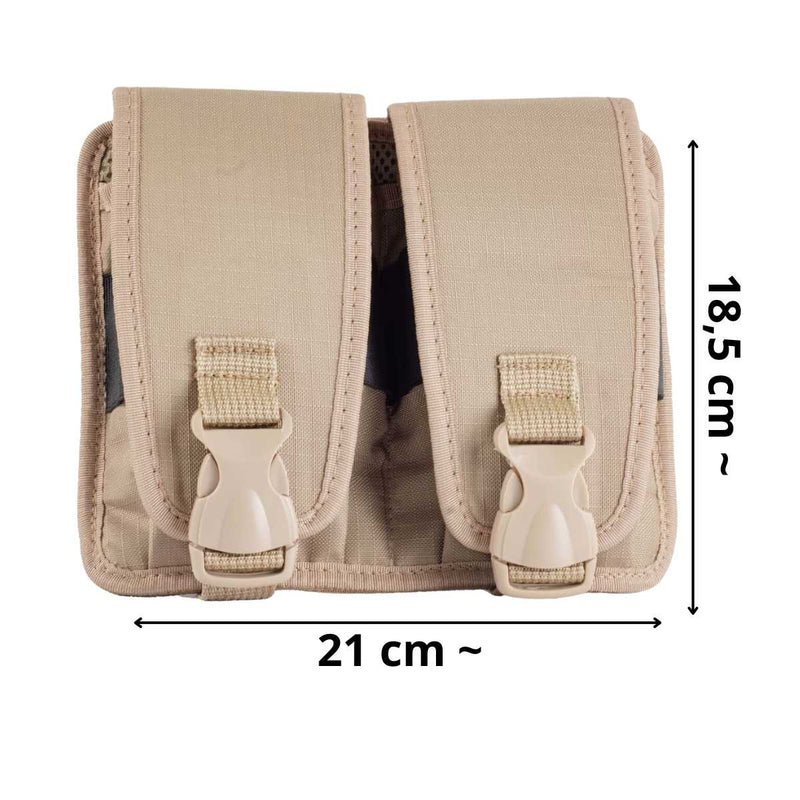 PORTA CARREGADOR DE FUZIL DUPLO E MODULAR CIA MILITAR CM2012
