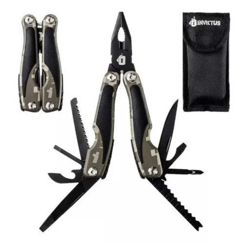 ALICATE MULTITOOL PRECISION - 9 FUNÕES - INVICTUS