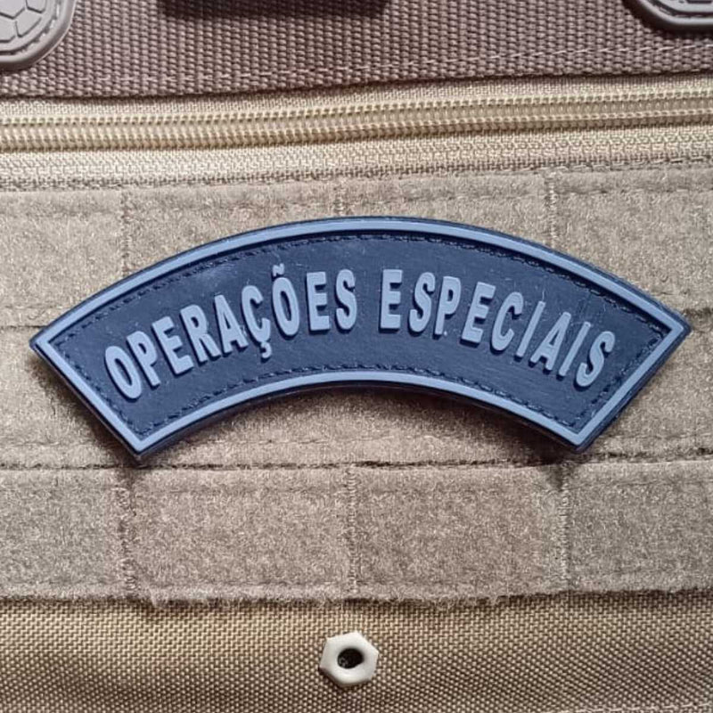 PATCH EMBORRACHADO LISTEL MANICACA OPERAÇÕES ESPECIAIS NEGATIVO