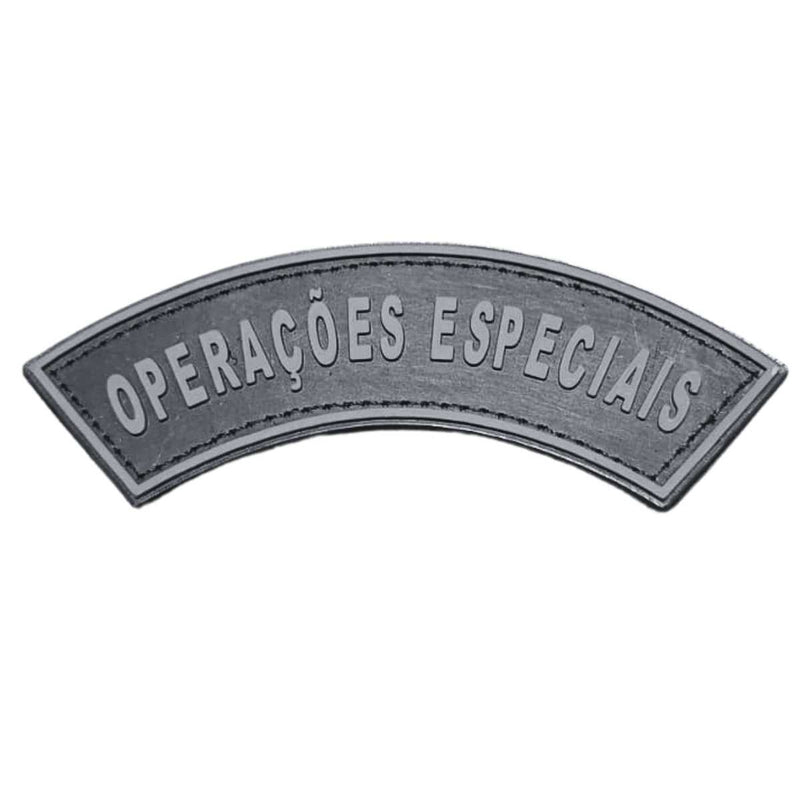 PATCH EMBORRACHADO LISTEL MANICACA OPERAÇÕES ESPECIAIS NEGATIVO