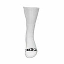 MEIA TÁTICA ESPORTIVA CANO LONGO BRANCA - ACERO