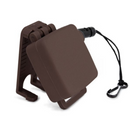 FIEL RETRÁTIL LISO - MARROM