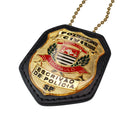 DISTINTIVO ESCRIVÃO / SP DOURADO + SUPORTE  + CORRENTE