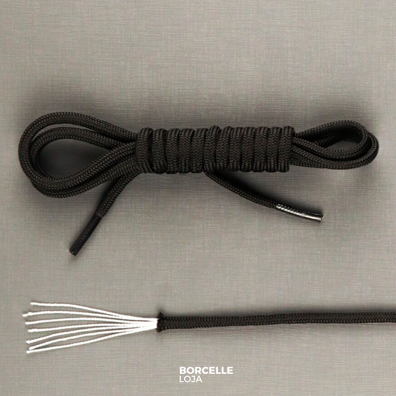 CADARÇO BOTAS COTURNO PARACHUTE 1.8M INVICTUS PRETO